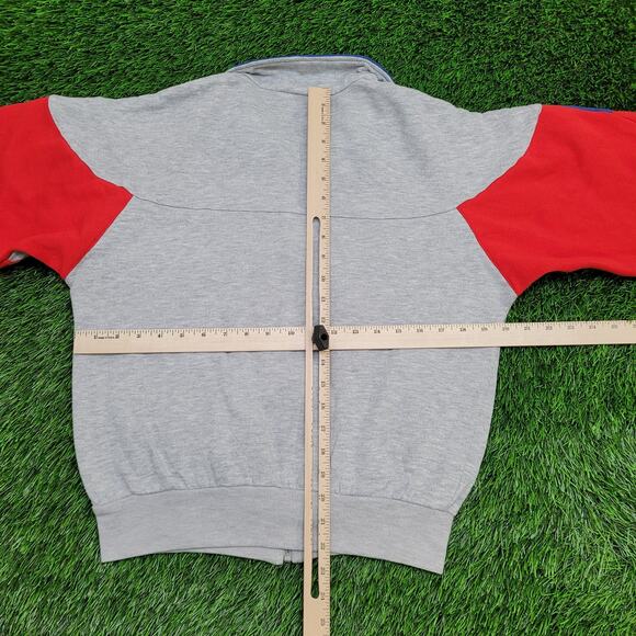 Vintage ADIDAS Cropped Track Jacket Womens M/L 20x22 Boxy - Picture 6 of 14